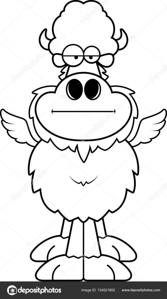 Cartoon Buffalo Wings Bored Stock Vector Image by ©cthoman 154521802