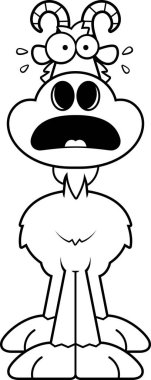 Korkmuş çizgi film keçi