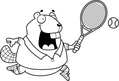 Çizgi film kunduz Tenis