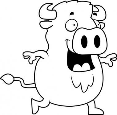 Çizgi film Buffalo yürüyüş