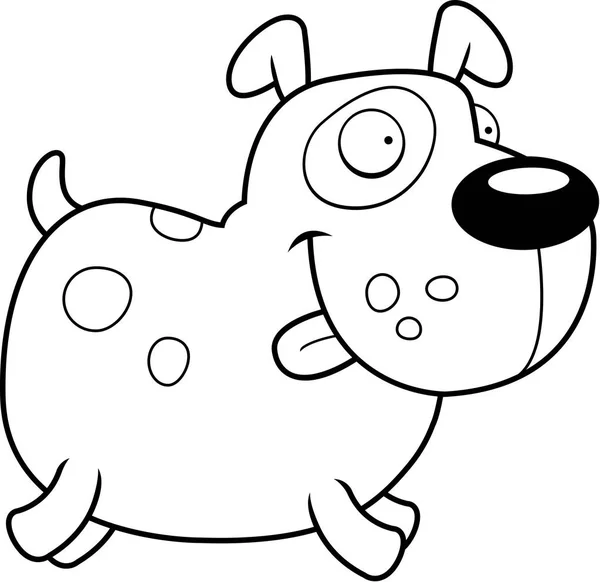 Desenhos animados Dog Running — Vetor de Stock