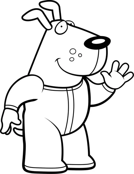 Pijama de perro de dibujos animados — Vector de stock