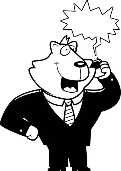 Cartoon Cat Phone — Stock Vector © ronleishman #13951104