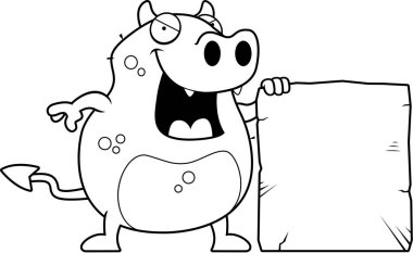 Çizgi film şeytan işareti