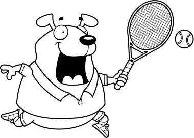 Çizgi film köpek Tenis