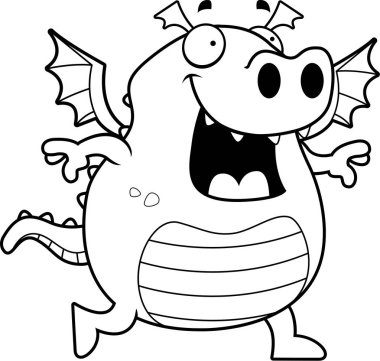 Çizgi film Dragon yürüyüş