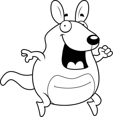 Çizgi film Wallaby atlamalı