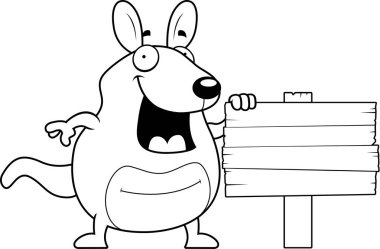 Çizgi film Wallaby işareti