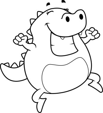 Çizgi film kertenkele atlama