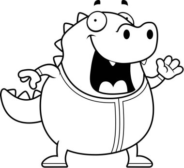 Çizgi film kertenkele pijama