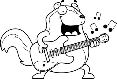 Çizgi film kokarca gitar