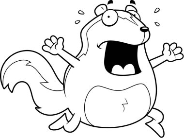 Çizgi film kokarca panik