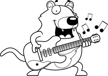 Çizgi film Tazmanya gitar