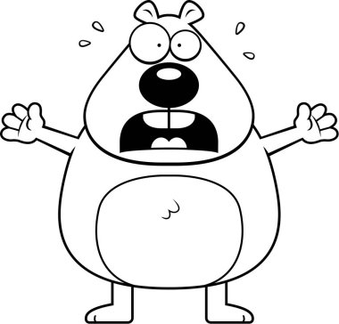 Çizgi film Beaver panik