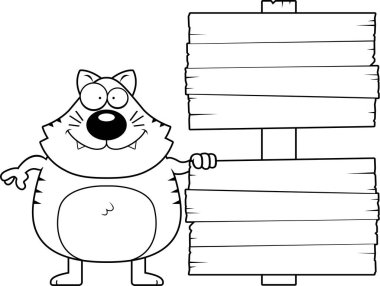 Karikatür kedi işareti