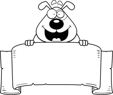 Çizgi film köpek afiş