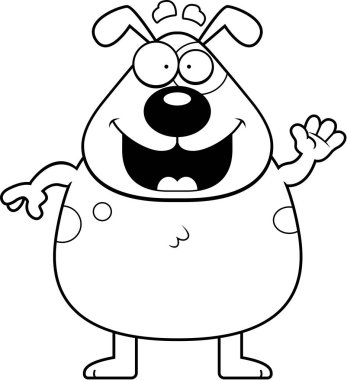 köpek sallayarak cartoon