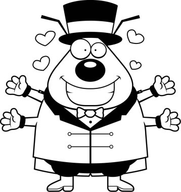 Çizgi film pire sirki kucaklama