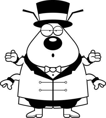 Çizgi film pire sirki omuz silkme