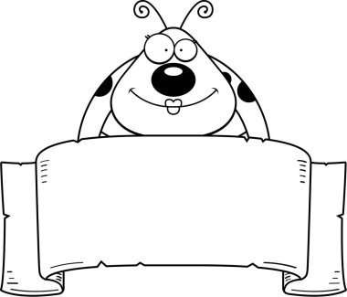 Çizgi film uğur böceği afiş