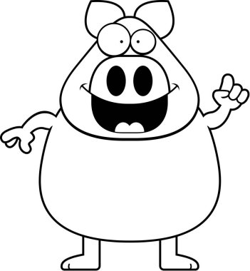 Çizgi film domuz fikir