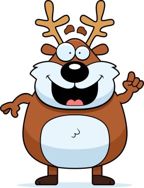 Karikatür Ren geyiği fikir