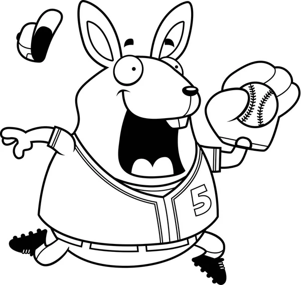 Cowboy Rabbit Cartoon Character Holding Up Two Revolvers