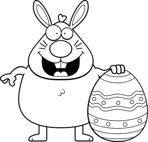Cartone animato coniglietto di Pasqua — Vettoriale Stock