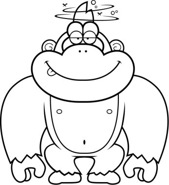 Çizgi film aptal goril