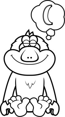 Rüya karikatür makak