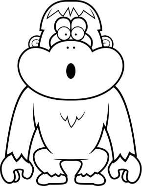 Çizgi film Orangutan sürpriz