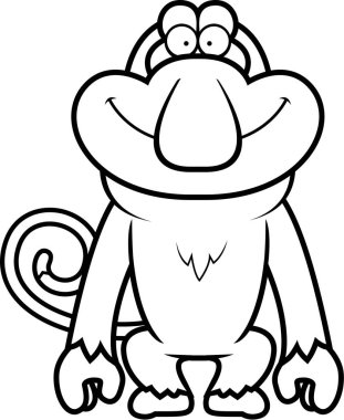 Çizgi film hortum gülümseyen