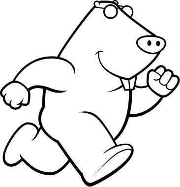 Çizgi film köstebek çalışan