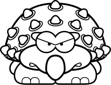 Kızgın küçük Ankylosaurus