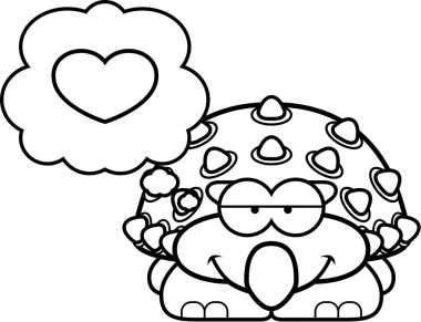 Küçük Ankylosaurus aşık