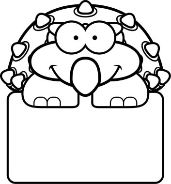 Küçük Ankylosaurus işaret