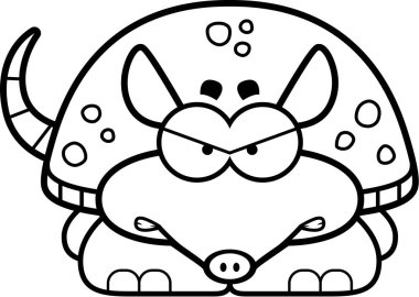 Kızgın küçük Armadillo