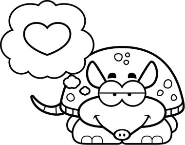 Aşık küçük Armadillo