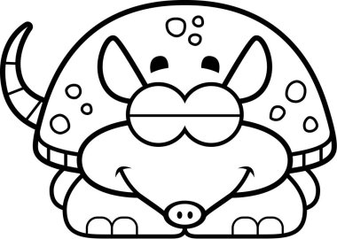 Uyuyan küçük Armadillo