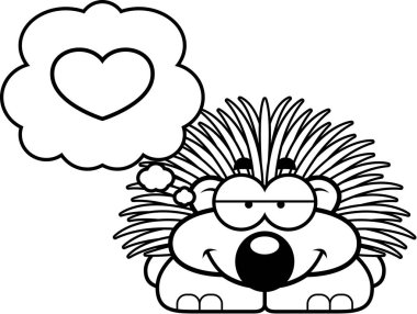 Aşık küçük kirpi