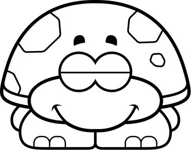 Uyuyan küçük kaplumbağa