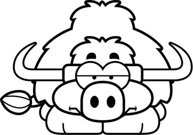 Sıkılmış küçük Yak