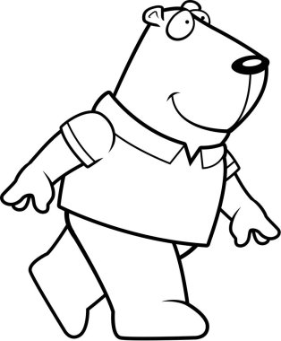 Çizgi film Groundhog yürüyüş