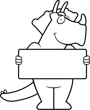 çizgi film dinozor işareti