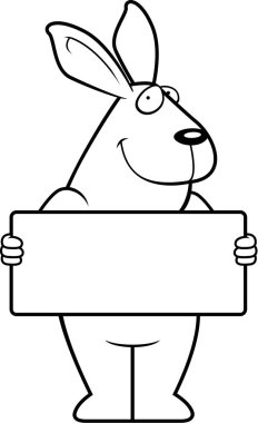 Karikatür tavşan işareti
