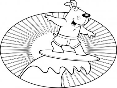 Köpek sörf çizgi film