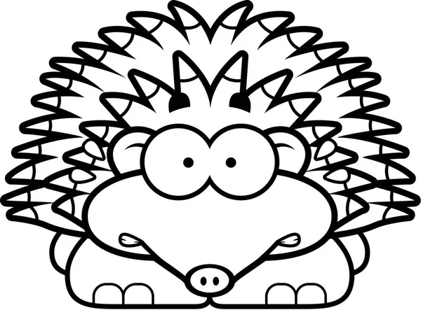 Gergin küçük kirpi