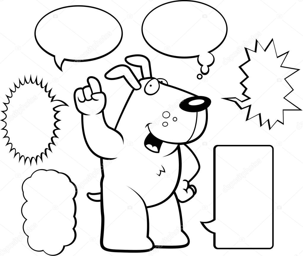 Cartoon Dog Talking