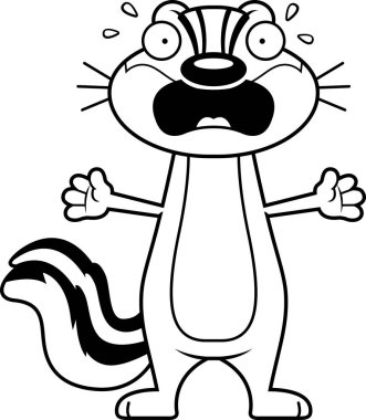 Korkmuş karikatür sincap