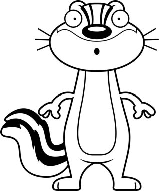 Sürpriz karikatür sincap